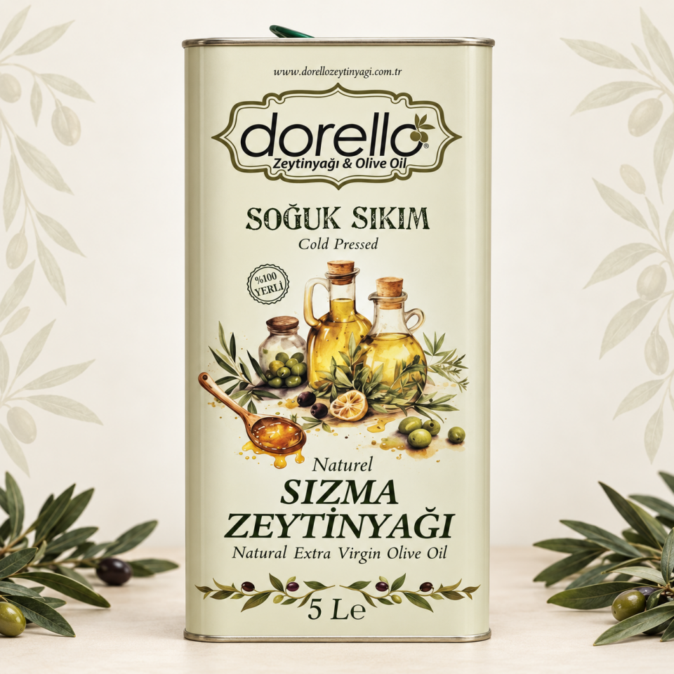 İlk Hasat Zeytinyağı  Erken Hasat Zeytinyağı Dorello  5  Litre