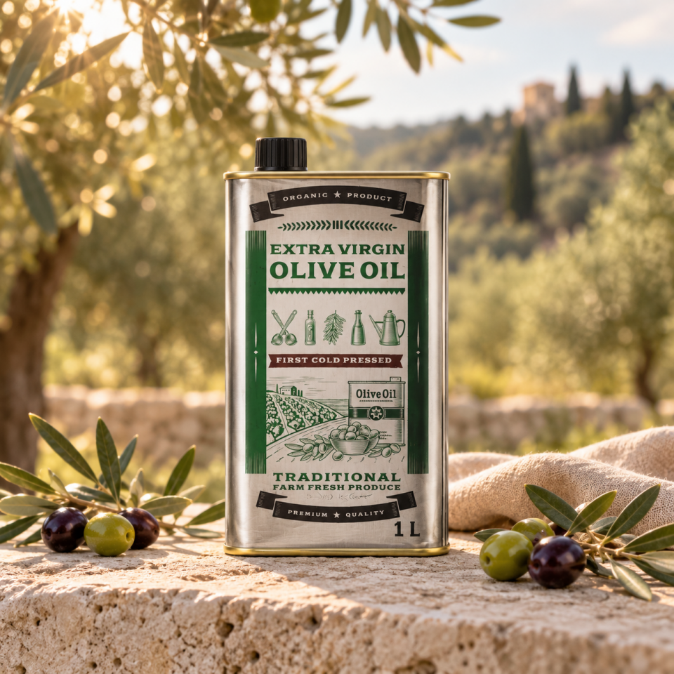 Dorello Natürel İlk Hasat Soğuk Sıkım Zeytinyağı 1 Litre