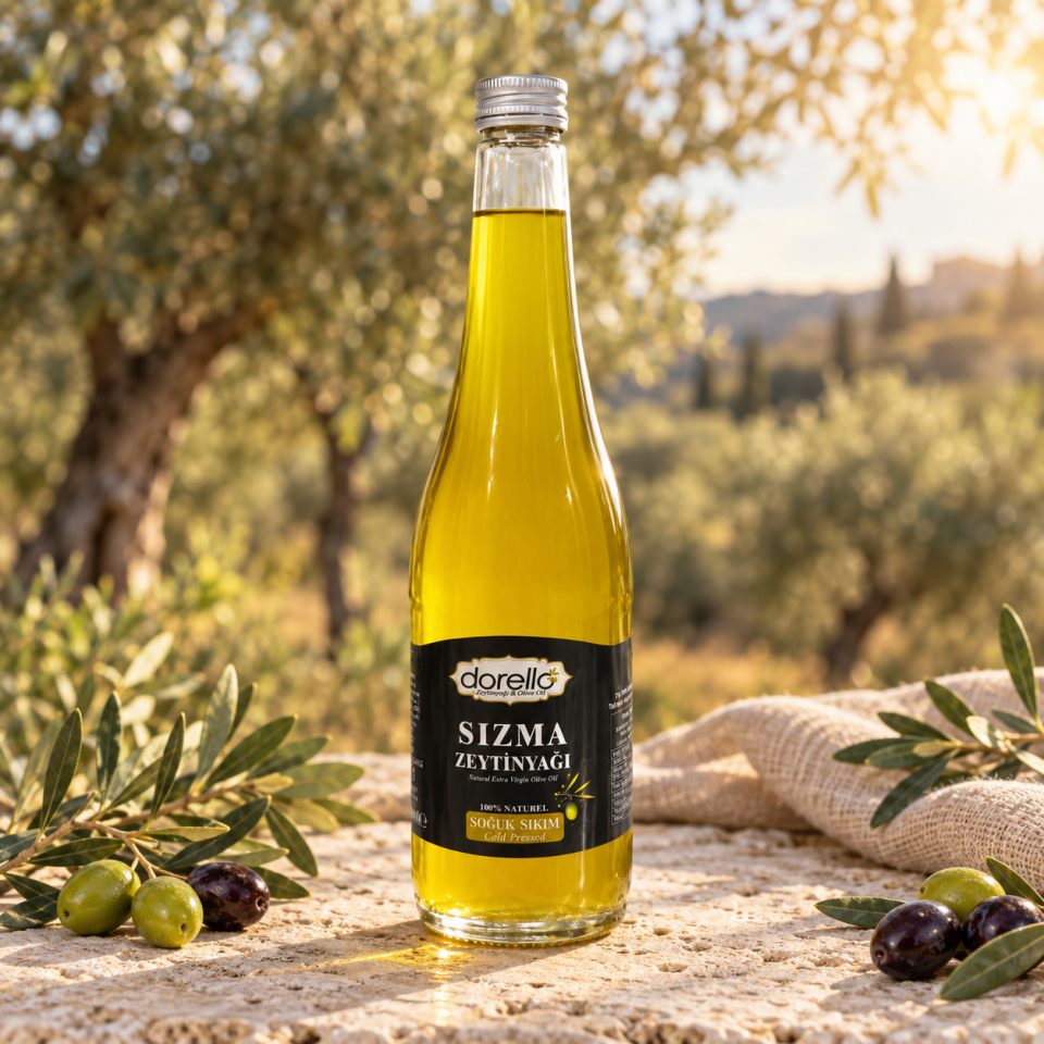 Doğal Zeytinyağı  Katkısız Zeytinyağı Dorello 2  Litre, Cam Şişe