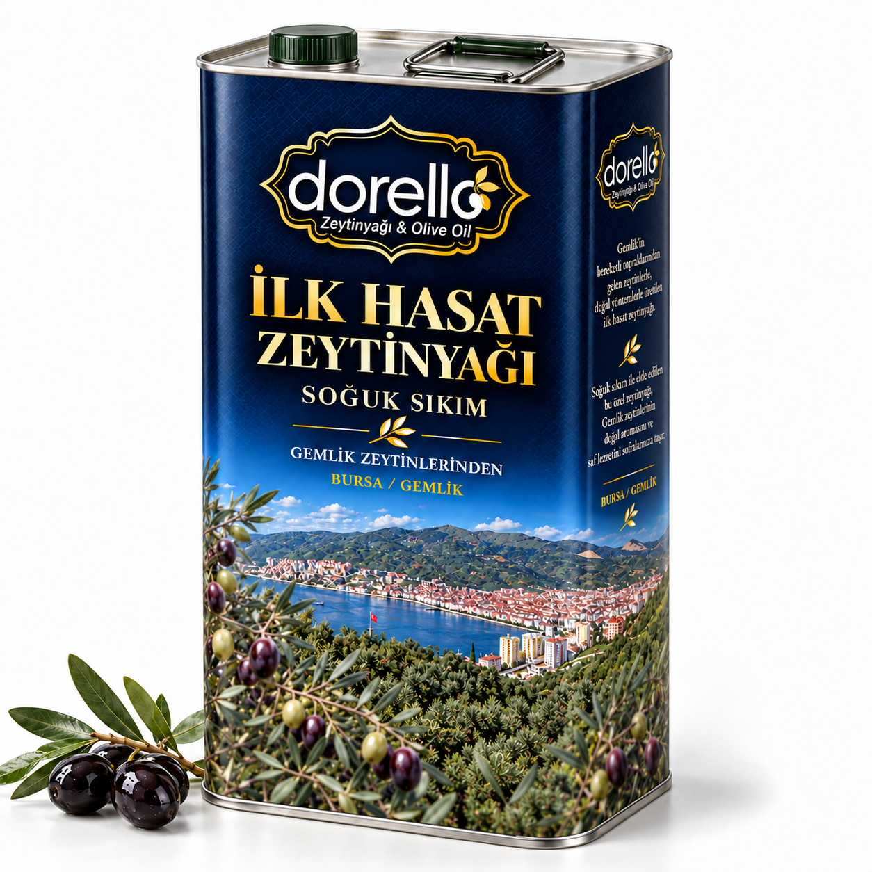 İlk Hasat Soğuk Sıkım Zeytinyağı 5 LT | Dorello