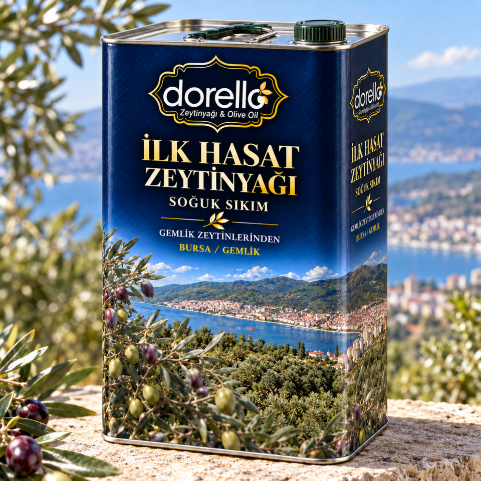 İlk Hasat Soğuk Sıkım Zeytinyağı 5 LT | Dorello