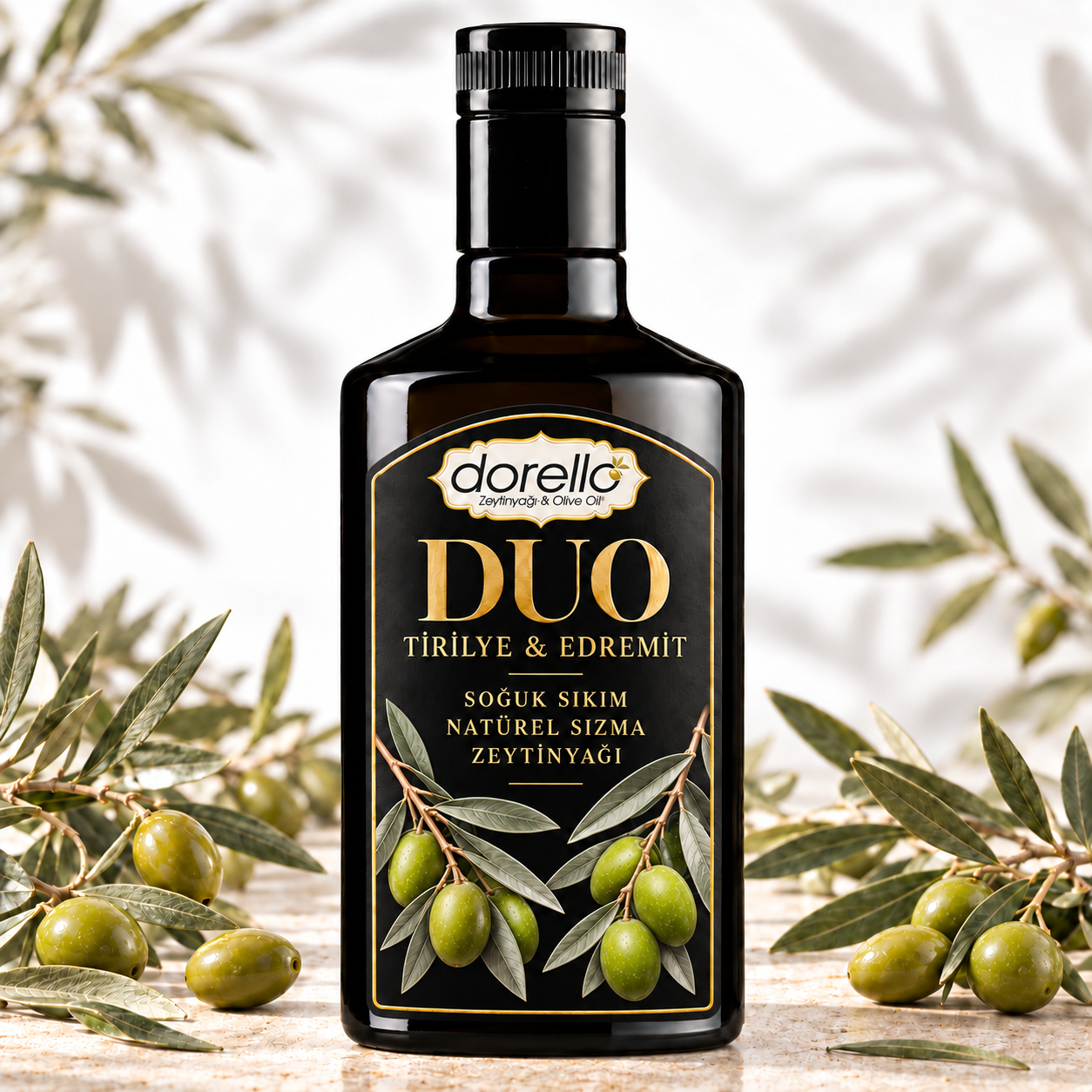 Duo Soğuk Sıkım Natürel Zeytinyağı 500ML | Dorello