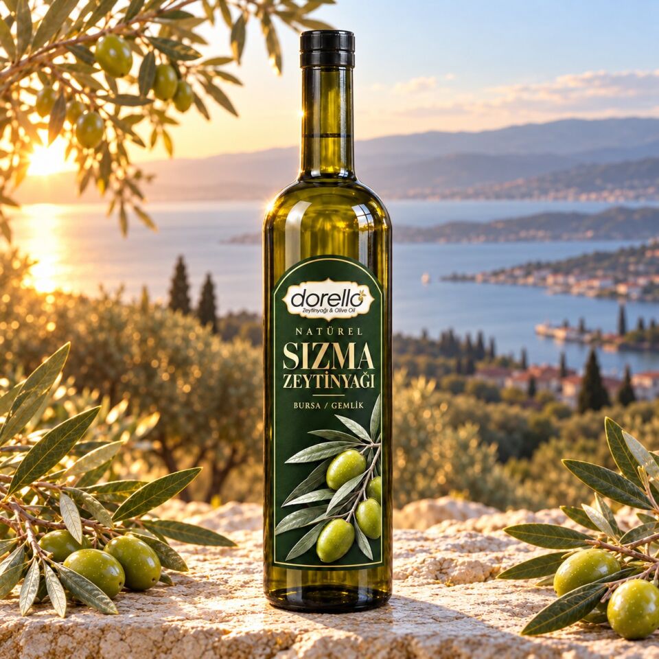 Natürel Sızma Zeytinyağı 500ML Klasik Şişe | Dorello