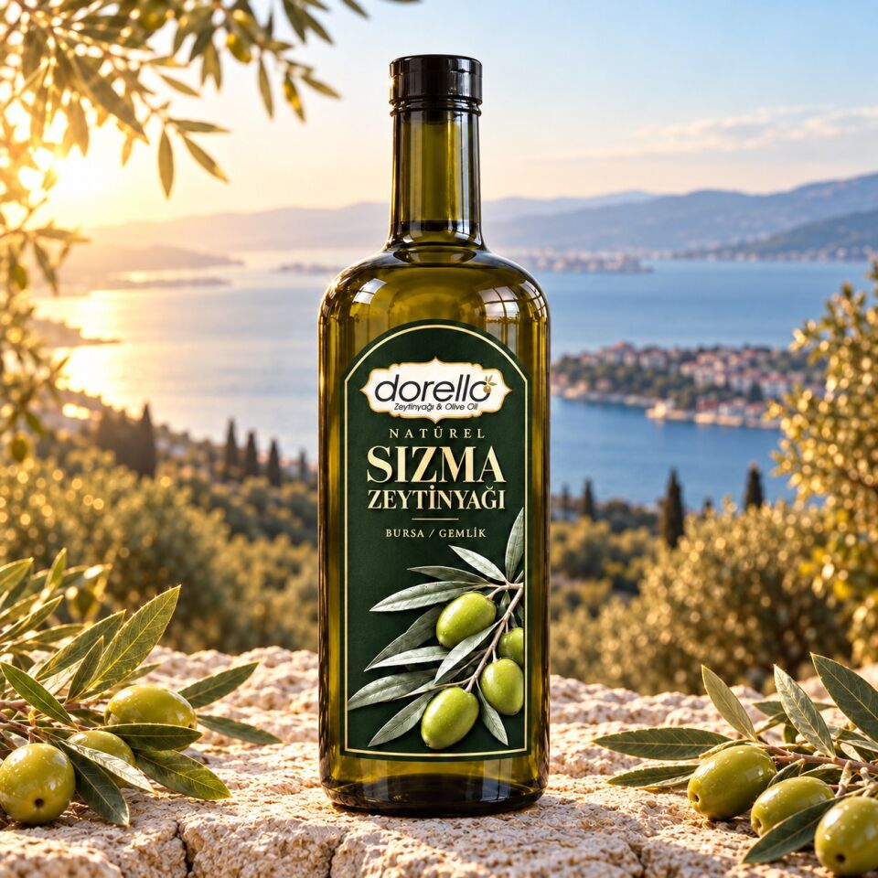 Natürel Sızma Zeytinyağı 500ML Konik Şişe | Dorello