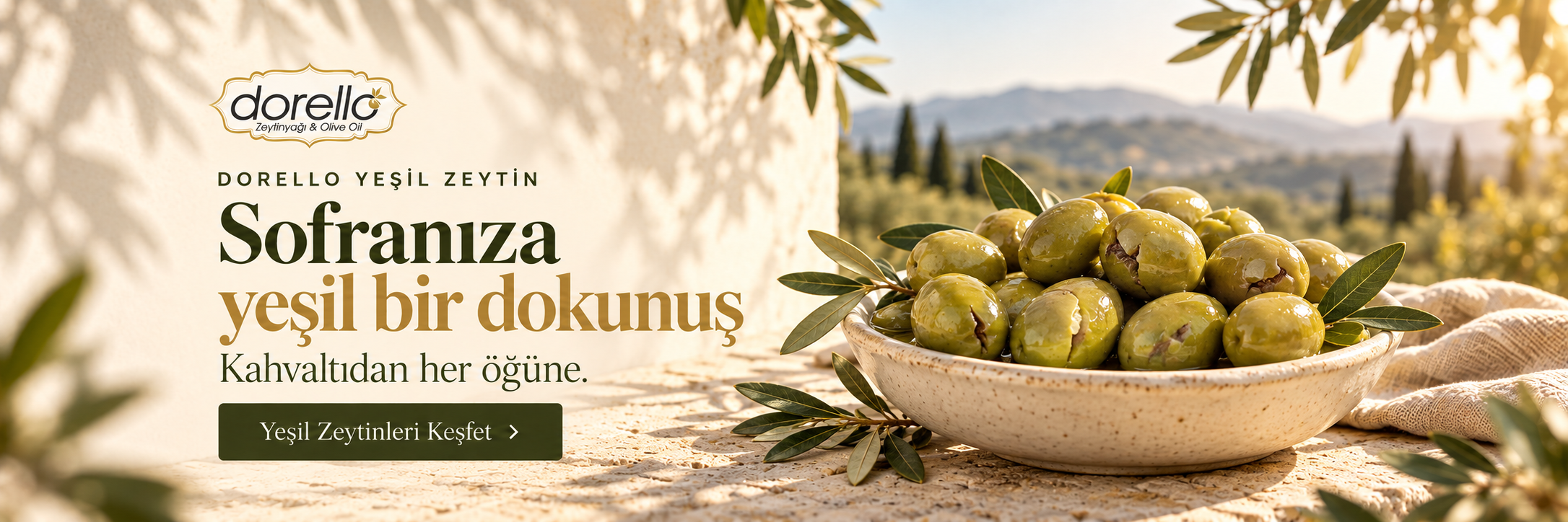 Yeşil Zeytin — Sofranıza yeşil bir dokunuş